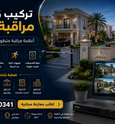 تركيب كاميرات مراقبة مدينتي 01203390341
